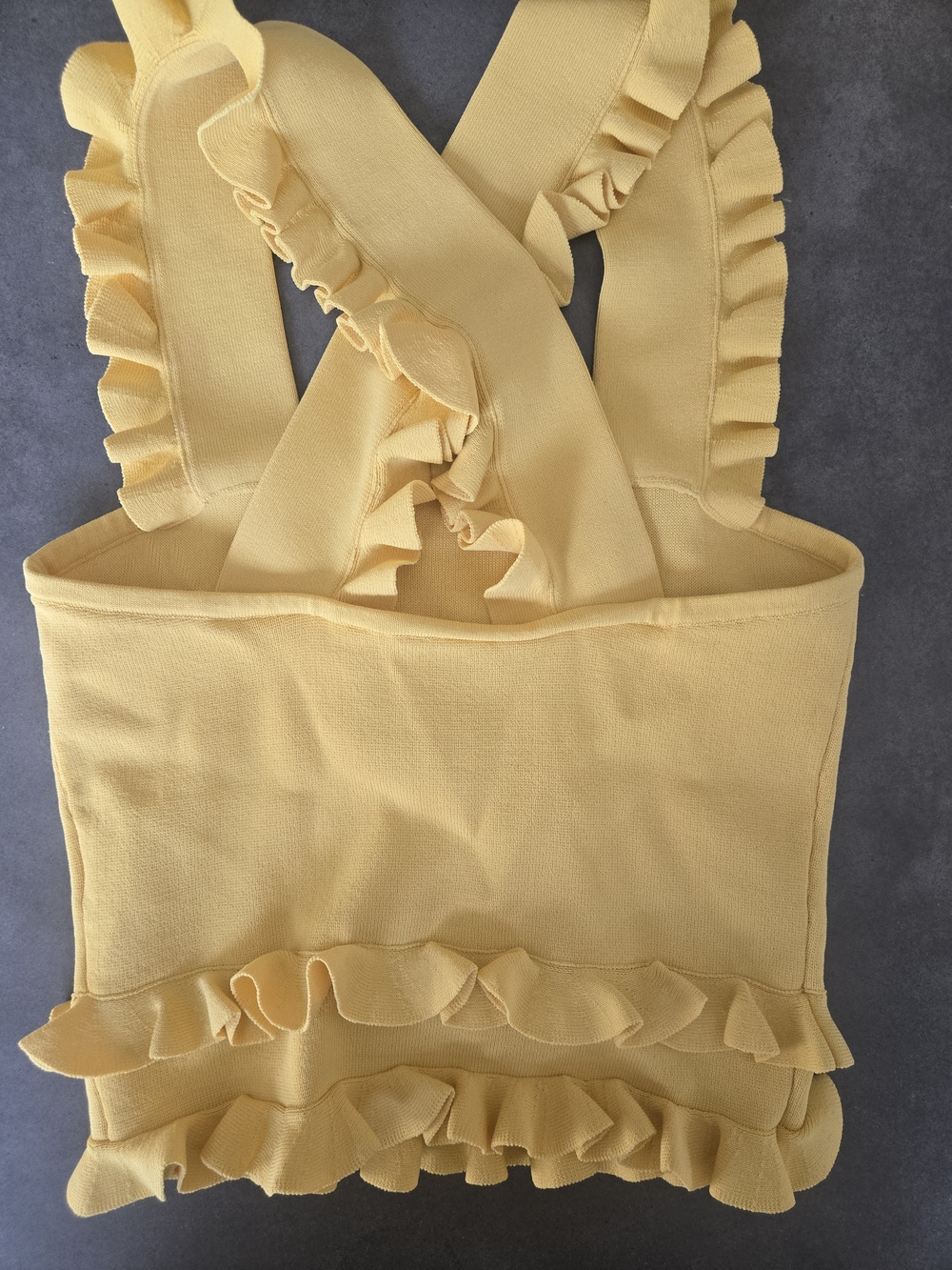 C/MEO Collective Sunshine Ruffle Tank - Picture 3 of 4